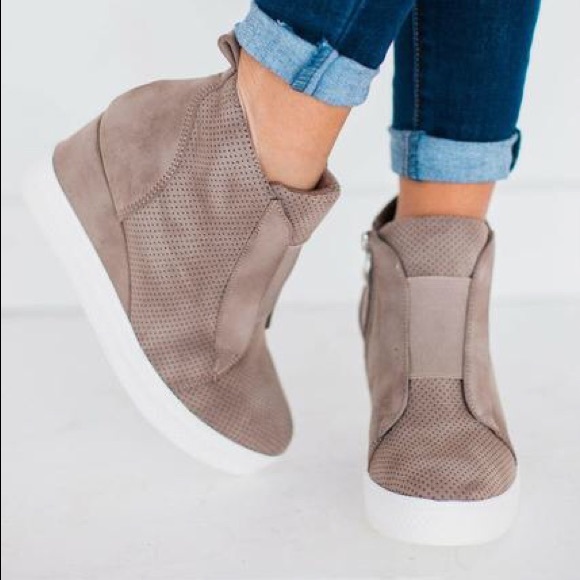 ccocci zoey wedge sneakers